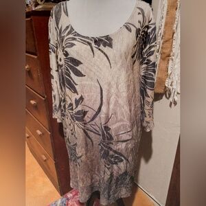 Coldwater Creek Textured Fabric Top